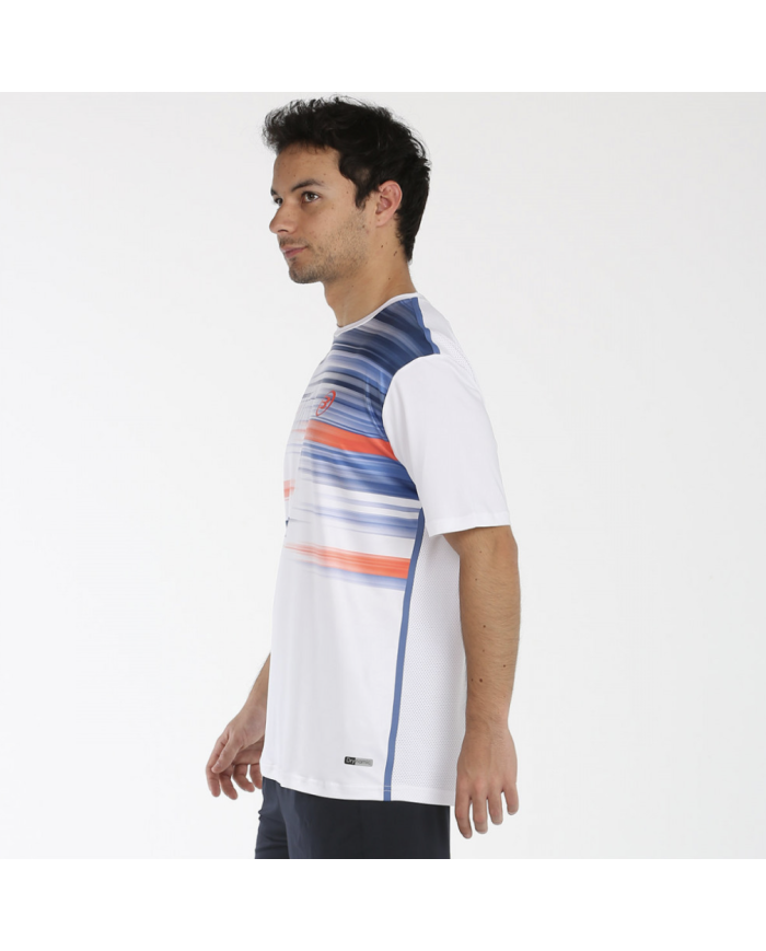 Camiseta Bullpadel hombre MILAN BLANCO