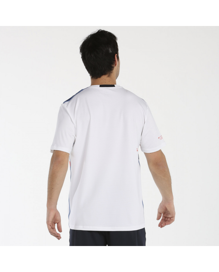 Camiseta Bullpadel hombre MILAN BLANCO