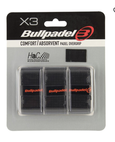OVERGRIP BULLPADEL GB-1201 CONFORT ABSORTION NERO