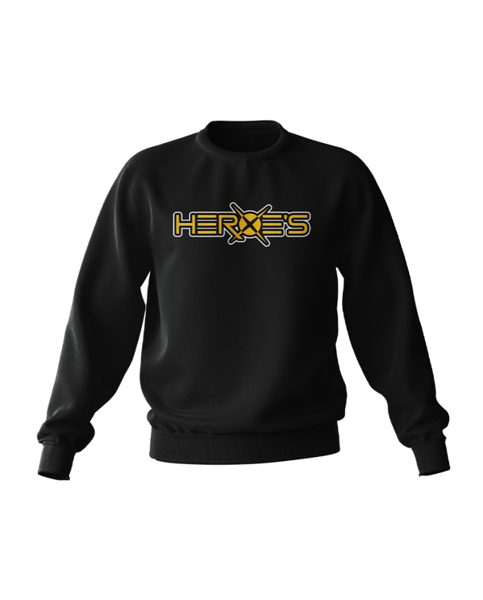 Felpa Heroe's STARDUST NERO
