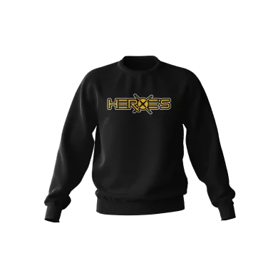 Felpa Heroe's STARDUST NERO Felpa Heroe's STARDUST NERO