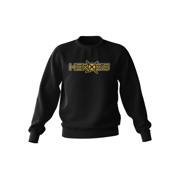 Felpa Heroe's STARDUST NERO Felpa Heroe's STARDUST NERO
