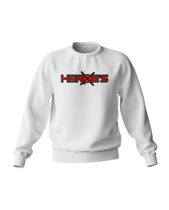 Felpa Heroe's SUPERNATURAL BIANCO