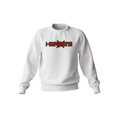 Felpa Heroe's SUPERNATURAL BIANCO Felpa Heroe's SUPERNATURAL BIANCO