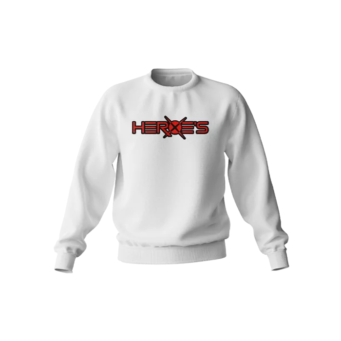 Felpa Heroe's SUPERNATURAL BIANCO Felpa Heroe's SUPERNATURAL BIANCO