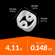 Antivibrante FLUENDO 5G Bianco Antivibrante FLUENDO 5G Bianco