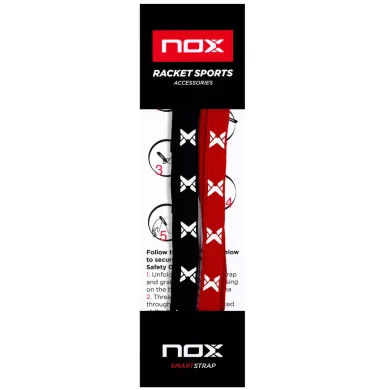 Laccetto Nox SMARTSTRAP Pack x2 Nero e Rosso Laccetto Nox SMARTSTRAP Pack x2 Nero e Rosso
