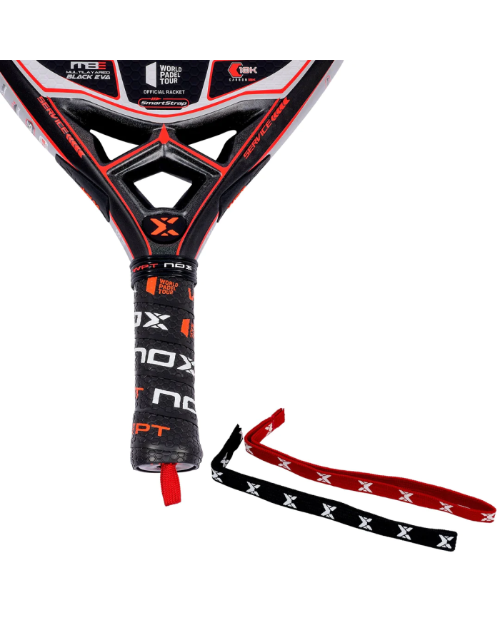 Laccetto Nox SMARTSTRAP Pack x2 Nero e Rosso