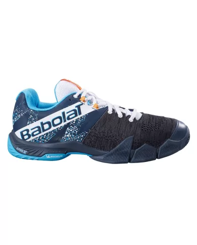 Scarpe Padel Babolat MOVEA Grey/Scuba blu Scarpe Padel Babolat MOVEA Grey/Scuba blu