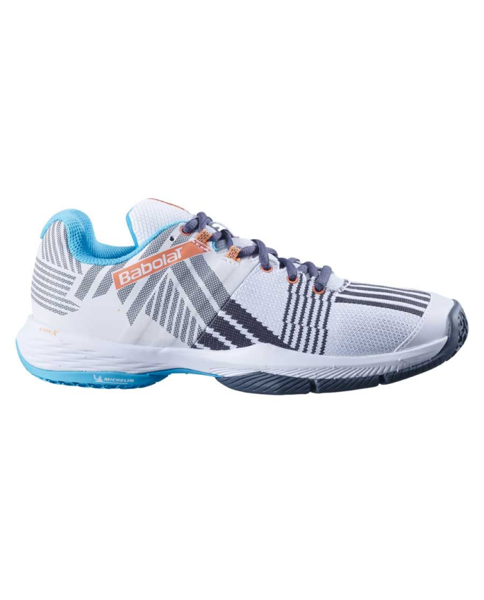 Scarpe Padel BABOLAT SENSA WOMAN WHITE-CANYON SUNSET 2023