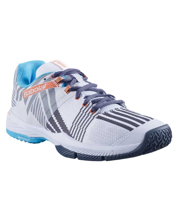 Scarpe Padel BABOLAT SENSA WOMAN WHITE-CANYON SUNSET 2023