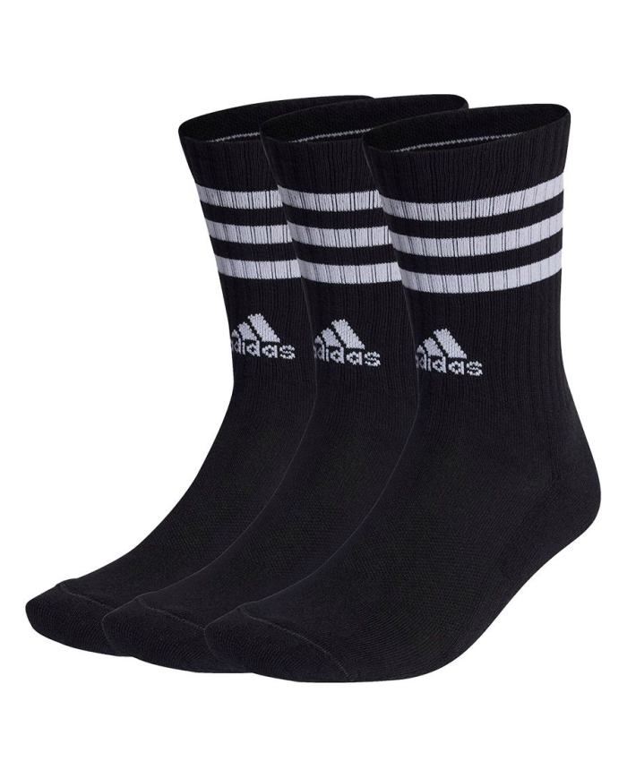 Calzini ADIDAS 3 STRIPES Cushioned BLACK x3