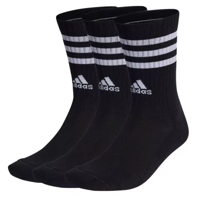 Calzini ADIDAS 3 STRIPES Cushioned BLACK x3 Calzini ADIDAS 3 STRIPES Cushioned BLACK x3