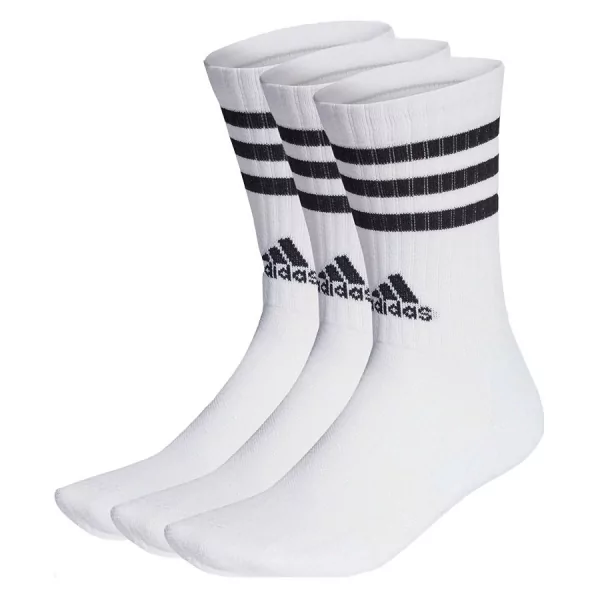 Calzini ADIDAS 3 STRIPES Cushioned WHITE x3 Calzini ADIDAS 3 STRIPES Cushioned WHITE x3