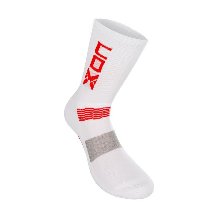 Calzini Nox Lungo WHITE-RED