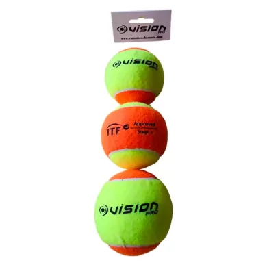 Confezione palline VISION PRO I.T.F. APPROVED 3pz. Confezione palline VISION PRO I.T.F. APPROVED 3pz.