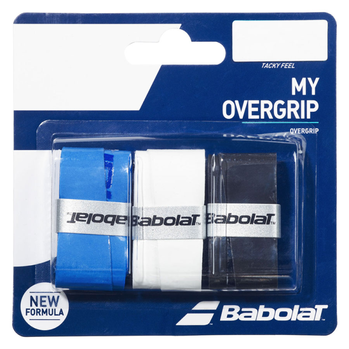 Overgrip MY OVERGRIP Black /White/Blue 3pz|Grip e Overgrip|Babolat Overgrip MY OVERGRIP Black /White/Blue 3pz|Grip e Overgrip|Babolat