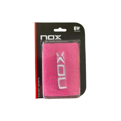 NOX Wristband Pink White Logo 2 pieces NOX Wristband Pink White Logo 2 pieces