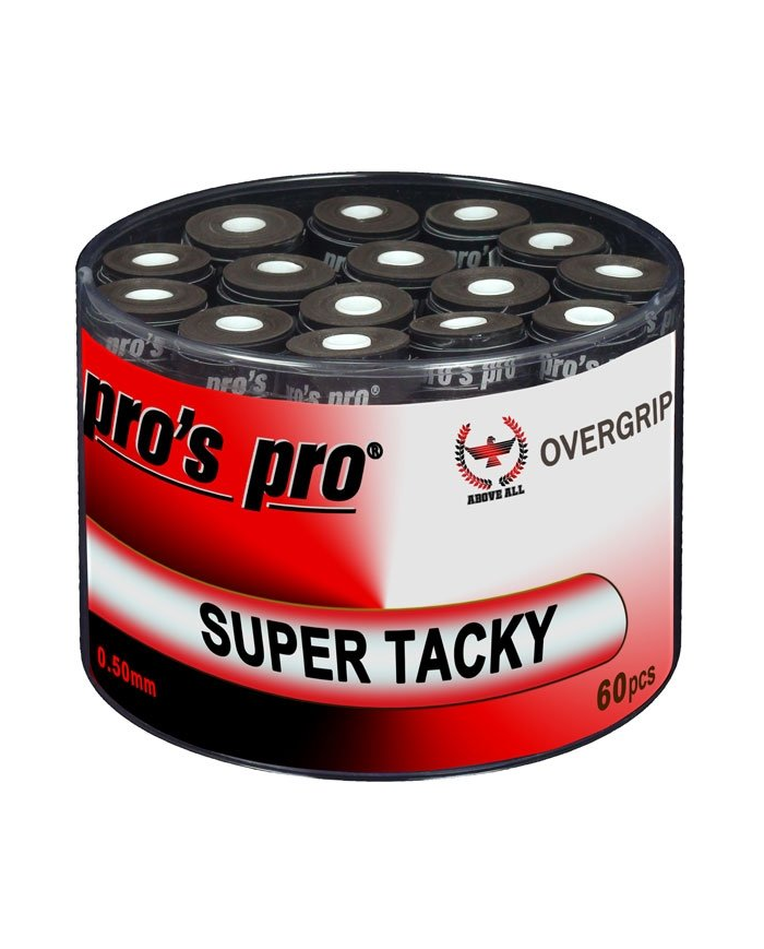 Overgrip Pro'sPro Super Tacky 60pz NERI 0,50mm