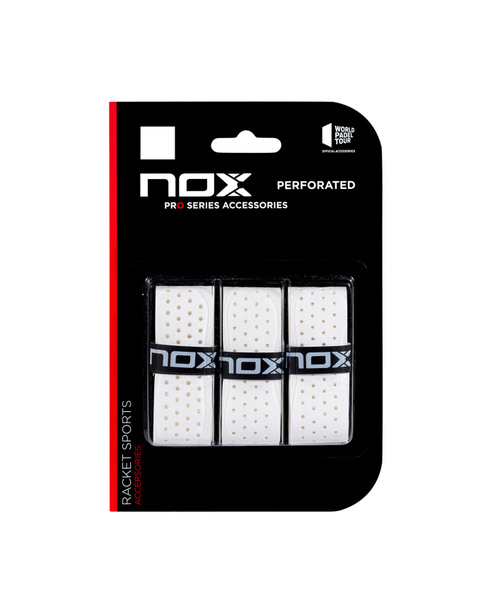 Overgrip Nox Perforated White 3pz