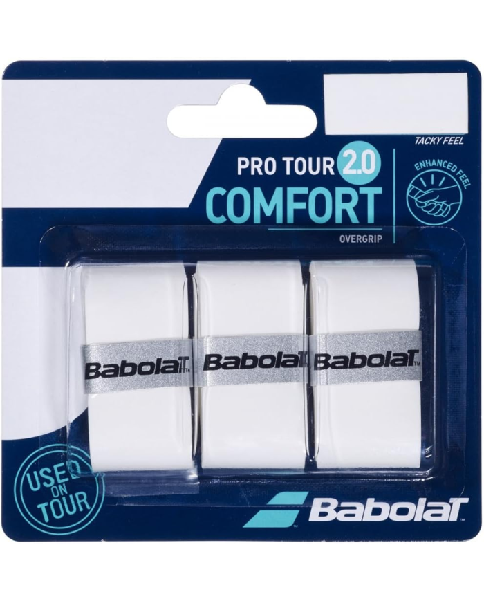 Overgrip Pro Tour 2.0 White 3pz