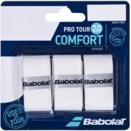 Overgrip Pro Tour 2.0 White 3pz|Grip e Overgrip|Babolat Overgrip Pro Tour 2.0 White 3pz|Grip e Overgrip|Babolat