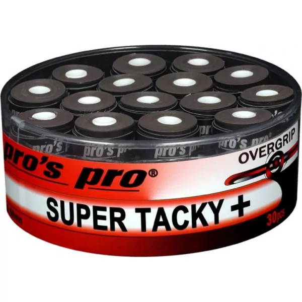 Overgrip Pro'sPro Super Tacky 30pz NERI 0.50mm Overgrip Pro'sPro Super Tacky 30pz NERI 0.50mm