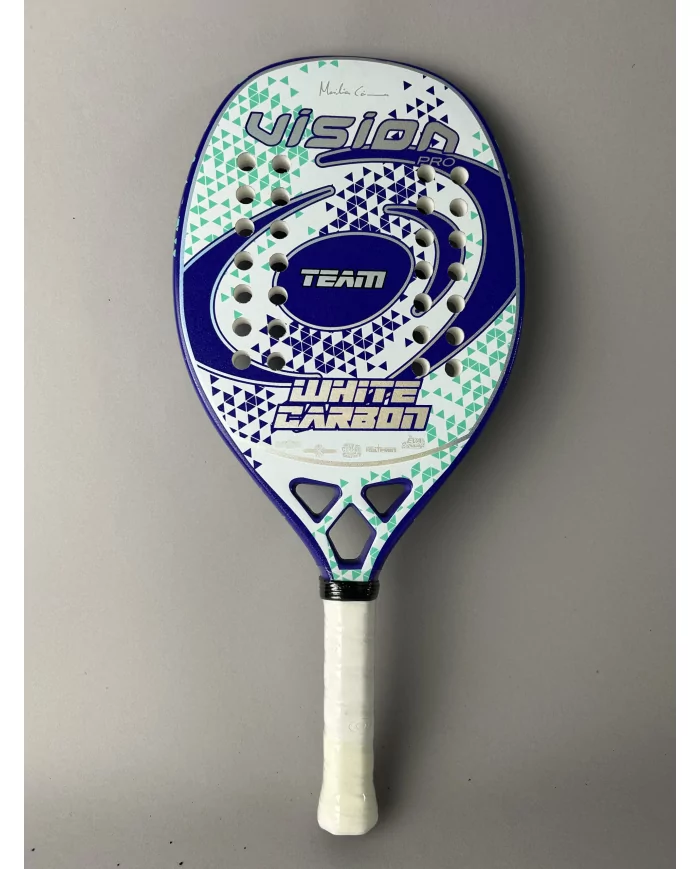 Racchetta Beach Tennis Vision White Carbon Team 2023 - Foto 11