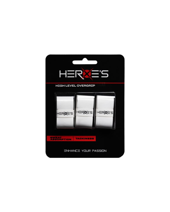 Heroe's Overgrip White 3pz