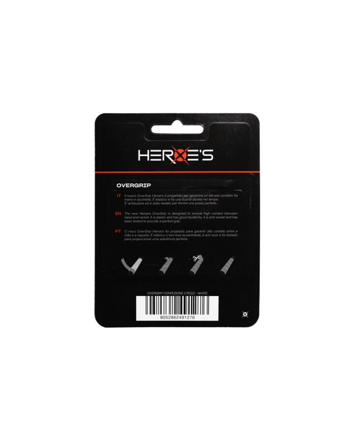 Heroe's Overgrip White 3pz