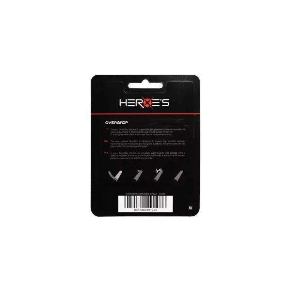 Heroe's Overgrip White 3pz Heroe's Overgrip White 3pz