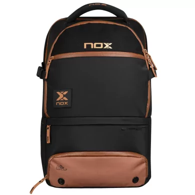 Mochila Nox Luxury Open Series Preta/Marrom Mochila Nox Luxury Open Series Preta/Marrom