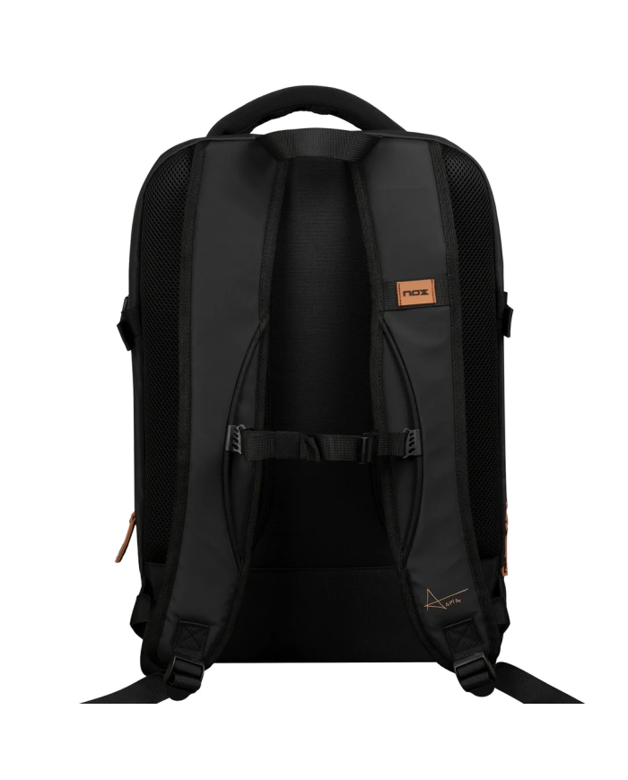 Mochila Nox Luxury Open Series Preta/Marrom