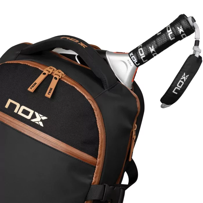 Mochila Nox Luxury Open Series Preta/Marrom