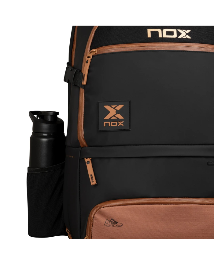 Sac à dos Nox Luxury Open Series noir/marron