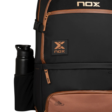 Mochila Nox Luxury Open Series Preta/Marrom Mochila Nox Luxury Open Series Preta/Marrom