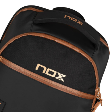 Mochila Nox Luxury Open Series Preta/Marrom Mochila Nox Luxury Open Series Preta/Marrom