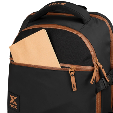 Mochila Nox Luxury Open Series Preta/Marrom Mochila Nox Luxury Open Series Preta/Marrom