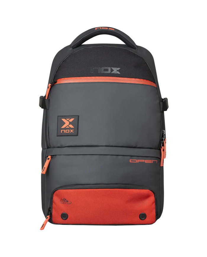 Sac à dos Nox Luxury Open Series noir/rouge