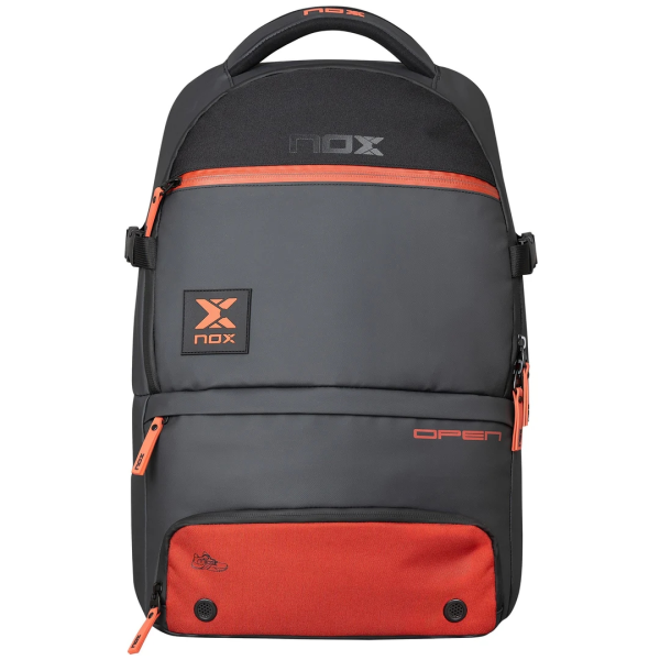 Mochila negra y roja Nox Luxury Open Series Mochila negra y roja Nox Luxury Open Series