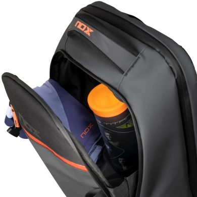 Mochila negra y roja Nox Luxury Open Series Mochila negra y roja Nox Luxury Open Series