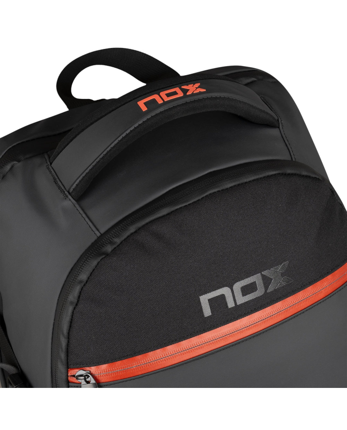 Mochila Nox Luxury Open Series Preta/Vermelha