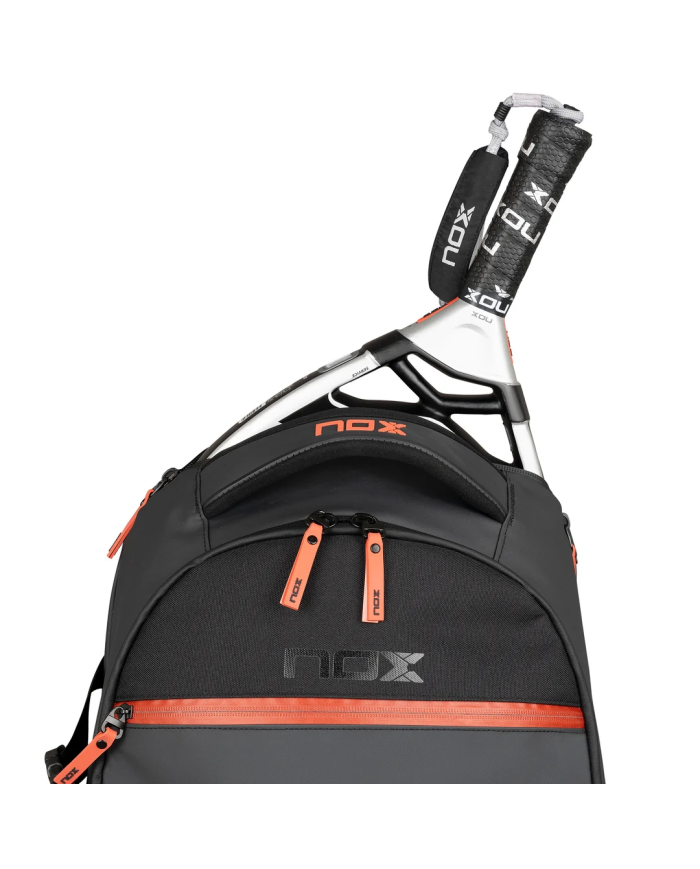 Mochila Nox Luxury Open Series Preta/Vermelha