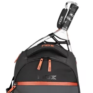 Nox Luxury Open Series Rucksack in Schwarz/Rot