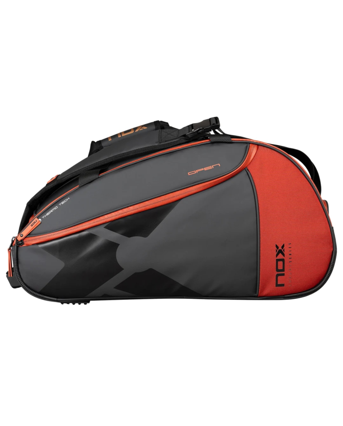 Bolsa de pádel Nox Luxury Open Series negra/roja