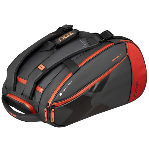 Nox Luxury Open Series Preto/Vermelho PadelBag Nox Luxury Open Series Preto/Vermelho PadelBag