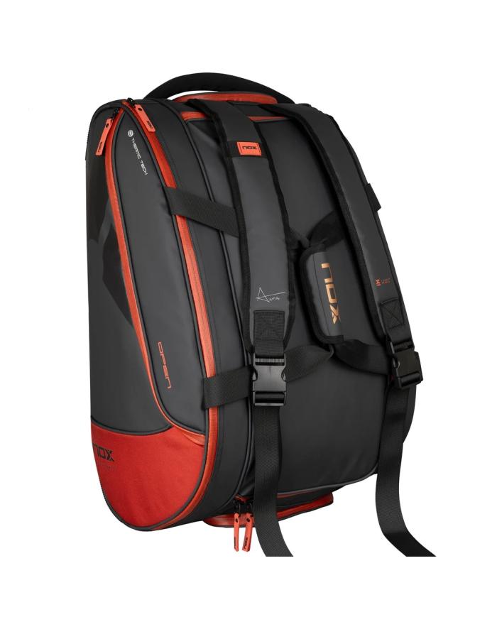 Sac de padel Nox Luxury Open Series noir/rouge