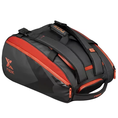 Nox Luxury Open Series Preto/Vermelho PadelBag Nox Luxury Open Series Preto/Vermelho PadelBag