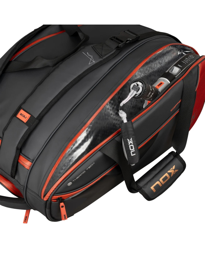 Nox Luxury Open Series Black/Red PadelBag