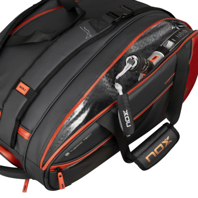 Nox Luxury Open Series Preto/Vermelho PadelBag Nox Luxury Open Series Preto/Vermelho PadelBag